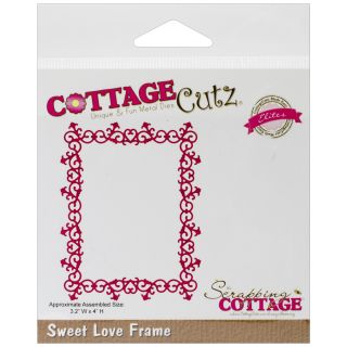 Cottagecutz Elites Die 3.2x4 sweet Love Frame