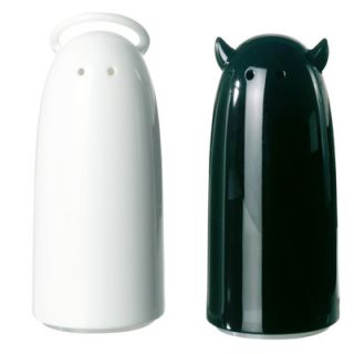 Koziol Spicy Devil Salt and Pepper Shaker 310900XX Color Black and white