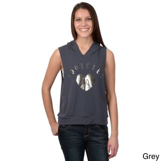 Hailey Jeans Co. Juniors Sleeveless Hooded Top