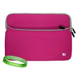 MacBook Pro Sleeve Pink with Extra Pocket for All Models of Apple MacBook Pro 13.3 Inch Laptop (MC700LL/A , MC724LL/A , MC374LL/A , OS X Lion , OS X , 2.66 GHz , MacBook Accessories ) + VanGoddy Live * Laugh * Love Wrist band Computers & Accessorie