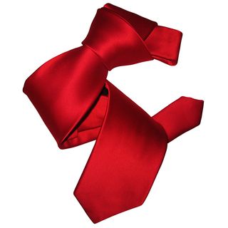 Dmitry Mens Red Italian Silk Tie