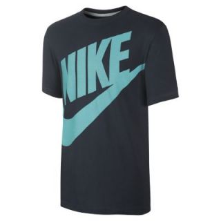 Nike Oversized Futura Mens T Shirt   Dark Obsidian