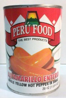 Peru Food Aji Amarillo En Lata Yellow Pepper Canned 20 Oz.  Chile Peppers Produce  Grocery & Gourmet Food