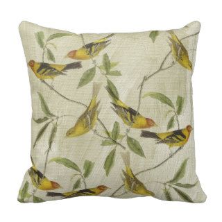 Yellow Birds Pillows