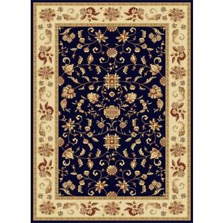 Centennial Navy/ Ivory Traditional Area Rug (53x73)