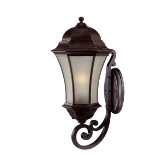 Waverly Energy Star Collection Wall mount 1 light Outdoor Black coral Scrollwork Light Fixture