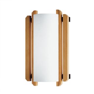 Trommel Beach Wood 1 light Ada Wall Sconce