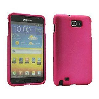 Samsung SGH i717 Galaxy NOTE Rubberized Snap On Cover, Pink Cell Phones & Accessories