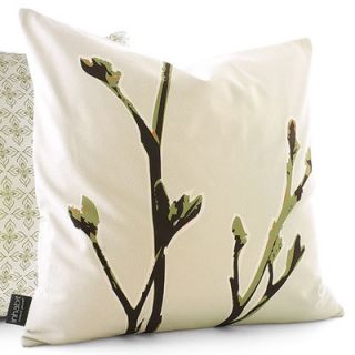 Inhabit Botanicals Axis Suede Throw Pillow AXAQ Size 13 x 24, Color Grass