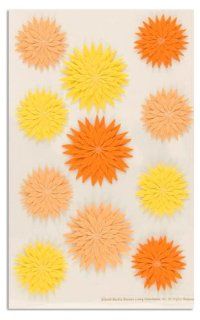 Martha Stewart Crafts Stickers Dahlia Orange/Yellow By The Package