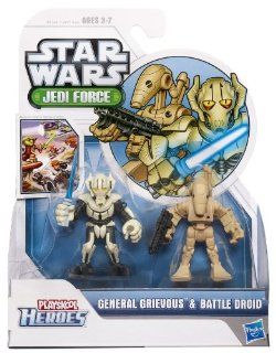 Star Wars Jedi Force 2 Pack Gen Grievous Battle Droid Toys & Games