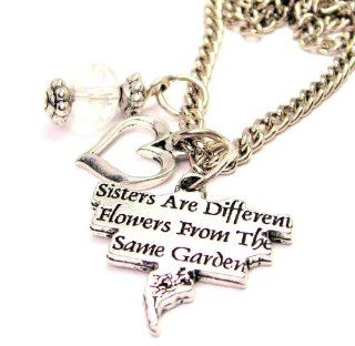 Sisters Are Different Flowers From the Same Garden 18" Fashion Necklace ChubbyChicoCharms Jewelry