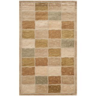 Safavieh Hand knotted Tibetan Square Pattern Multicolored Wool Rug (4 X 6)