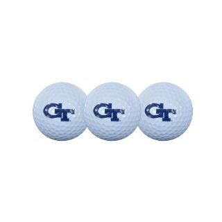 Georgia Tech Golf Balls 3  Pack  Sports & Outdoors