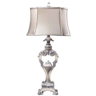 Dimond Lighting Villa Romano 1 light Imperial Silver Table Lamp