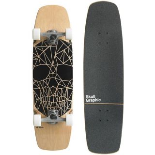 Gold Coast Skull Graphic Longboard Complete