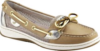 Sperry Top Sider Angelfish   Linen Leather/Gold Open Mesh