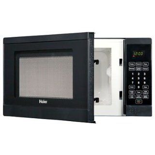 Haier Zhmc720bebb .7 Cubic Ft 700 Watt Microwave (Black) Countertop Microwave Ovens Kitchen & Dining