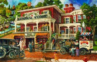 Fannie Mae's General Store Jigsaw Puzzle Toys & Games
