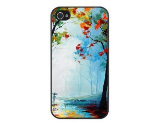 Autumn Tree Fit Iphone 4/4s with Hard Plastic Case   Iphone 4/4s Case T mobile, At&t, Sprint, Verizon and International Cell Phones & Accessories