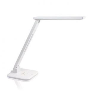 Satechi Smart LED Desk Lamp with Touch Control Dimmable Lighting, 1 Hour Off Timer & Smart Phone Charging Port(White)    