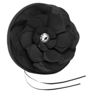 Floral Fantasy Pillow   Black