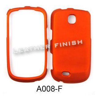 Samsung Dart T499 Rubberized Burnt Orange Snap on Cover Faceplate Cell Phones & Accessories