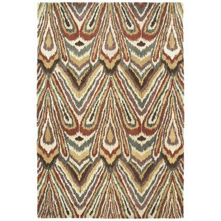 Swanky Multi Ikat Wool Rug (96 X 13)