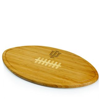 Picnic Time Kickoff Indiana University Hoosiers Engraved Natural Wood Cutting Board