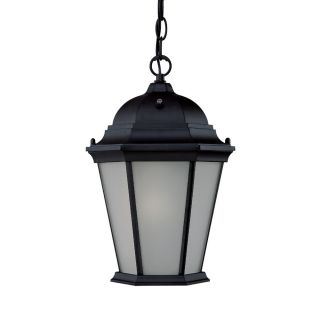 Richmond Energy Star Collection Aluminum Hanging Lantern 1 light Outdoor Matte Black Light Fixture