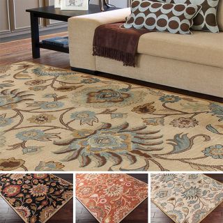 Hand Tufted Alameda Traditional Floral Wool Area Rug (5 X 79)