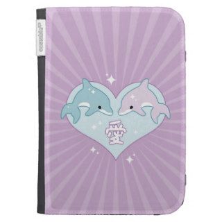 Cute Baby Dolphins Kindle 3 Cover