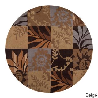 Hand Tufted Solano Transitional Floral Area Rug (8 Round)