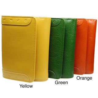 Castello Italian Leather Tri fold Wallet