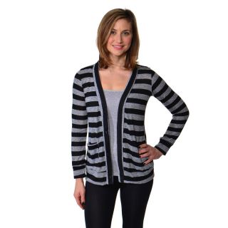 24/7 Comfort Apparel Womens Long Sleeve Button front Cardigan