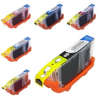 Basacc 6 ink Ink Cartridge Set Compatible With Canon Bci 6