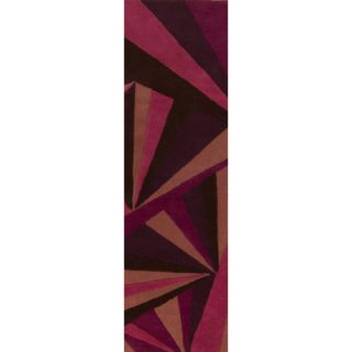 Malene b Destinations Rugaspberry Sorbet/Wine Rug DTN64 Rug Size Runner 26