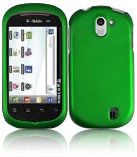 Dark Green Hard Case Cover for LG Doubleplay C729 Cell Phones & Accessories