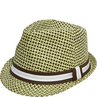 D&Y by David & Young Olive Fedora Hat