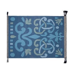Gandia Blasco Kilim Rug arabesco rug Rug Size 68 x 910, Color Blue