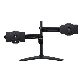 Dyconn Raven (DE732S S) Vanguard Series Gaming Mount   Dual Monitor Mount Stand with Independent Arm Height Adjustments   Supports 24 Inch to 32 Inch Monitor, Display, TV, Panel, LCD, LED Computers & Accessories