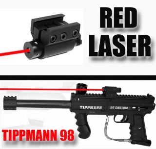 Tippmann Custom Model 98 RED Laser, tippmann Model 98 Barrel Laser, red Laser for Tippmann Custom Model 98 Paintball Marker, Tippmann Paintball, Bt Paintball, Rap4 Paintball, Spyder Paintball, Paintball Gun, Fast Shipping  Paintball Grips  Sports & O