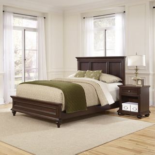 Colonial Classic Bed And Night Stand
