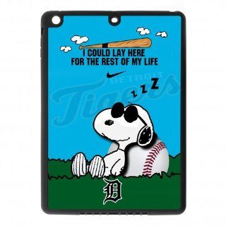 Detroit Tigers iPad Air Case, Unique, Funny Snoopy MLB iPad Air Plastic and Silicone Protective Case Cover, unique, cool, colorful, personalized phone case at Private custom Electronics