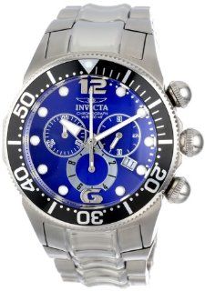 Invicta Men's 14196 Lupah Chronograph Blue Dial Stainless Steel Watch Invicta Watches