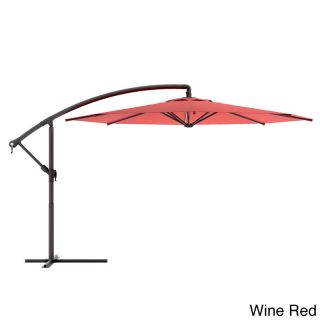 Corliving Corliving Offset Patio Umbrella Red Size Other