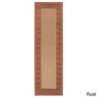 Meticulously Woven Megan Transitional Bordered Indoor/ Outdoor Area Rug (26 X 710)