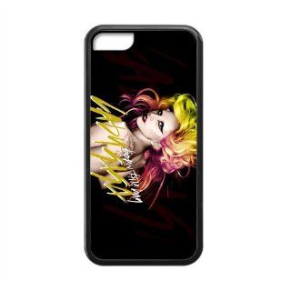 Custom Lady Gaga New Laser Technology Back Cover Case for iPhone 5C CLP747 Cell Phones & Accessories