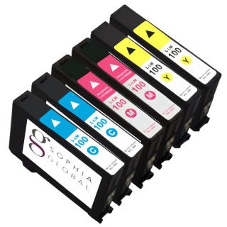 Sophia Global Remanufactured Ink Cartridge Replacement For Lexmark 100 (2 Cyan, 2 Magenta, 2 Yellow)
