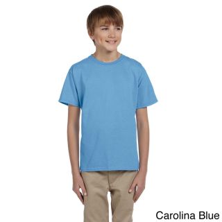 Gildan Gildan Youth Ultra Cotton 6 ounce T shirt Blue Size L (14 16)